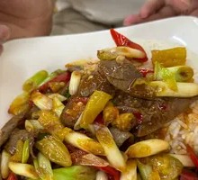 Pickled Chili Pork Liver Rice