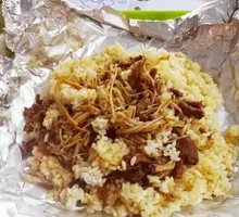 Chicken Fillet and Enoki Mushroom Foil Rice