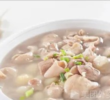 Pork Intestine and Soybean Soup