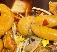 Fatty Intestine with Tofu Puffs