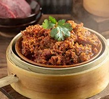 Steamed Beef with Rice Flour