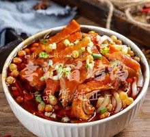 Potato Noodles with Roast Duck