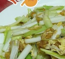 Stir-fried Eggs with Leeks
