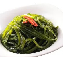 Cold-mixed kelp strands
