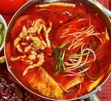 Pickled Chili Pork Noodles