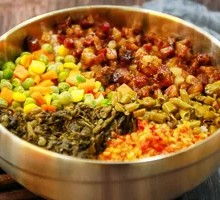 Spicy Braised Pork with Chili Rice