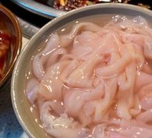 Fresh Duck Intestines Steamed