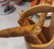 Cheese-String Spring Rolls