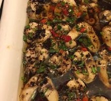 Steamed Sturgeon with Fermented Black Beans