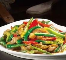 Pepper Stir-fried Braised Pork
