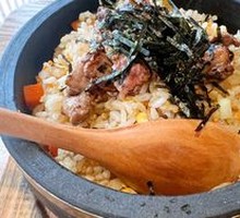 Stone Pot Foie Gras and Crab Roe Fried Rice