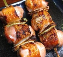Grilled Chicken Skewers with Green Onion