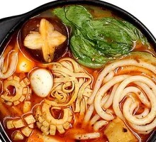Fried Tofu Noodle Soup