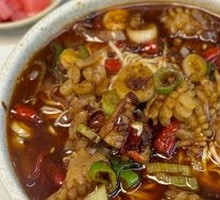 Pickled Chili Squid Noodles