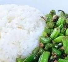 Stewed Pork and Green Beans Rice