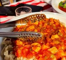 Five-Tomato Sauce over Buckwheat Noodles