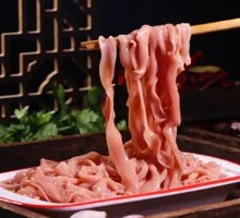Fresh Duck Intestines Steamed