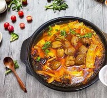 Pot Braised Pig Intestine Hot Pot