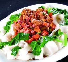Dry Tossed Ginger Duck Knife-Edge Noodles