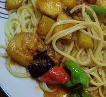 Beef and Potato Noodles