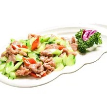 Cucumber Stir-Fried with Pork