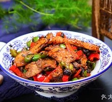 Salted Vegetable Stir-fried Pork Belly