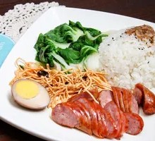 Boiled Volcanic Stone Crispy Intestine Rice Bowl