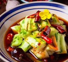 Garlic Cucumber Salad