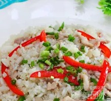 青椒肉丝炒饭
