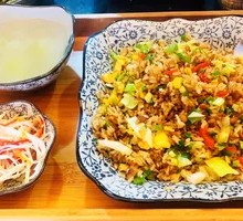 Stir-Fried Rice with Mixed Sauce and Egg