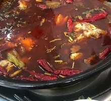 Pickled Vegetable Red Hot Pot