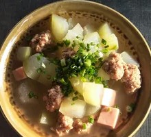 Winter Melon Meatballs