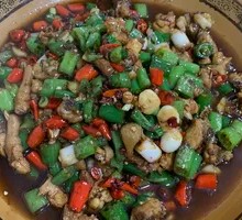 Green Pepper Chicken