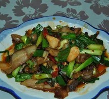 Stir-fried Pork with Fried Rice