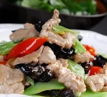 Bamboo Shoots and Wood Ear Mushroom with Pork Slices