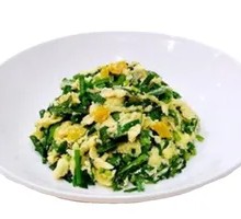 Stir-fried Eggs with Leeks
