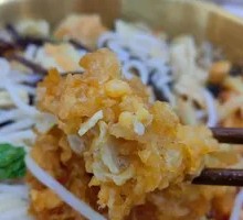Fried Egg with Snail Noodles