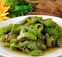 Braised Green Pepper with Tiger Stripes