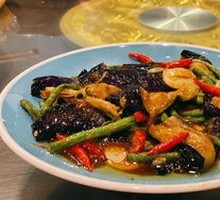 Eggplant and Green Bean Stir-fry