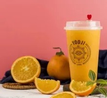 Fresh Pears and Orange Juice