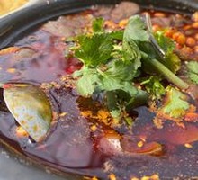 Hot Pot with Blood Curd