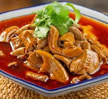 Spicy Beef Intestine in Red Sauce
