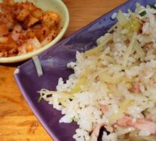 Potato and Pork Fried Rice