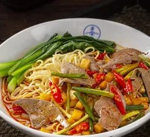 Stir-Fried Sour Spicy Pig Liver Noodles