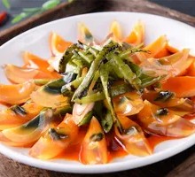 Green Pepper and Century Egg