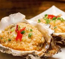 Garlic Roasted Oysters