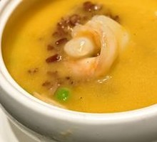 Lugu Lake Red Rice and Shrimp Porridge