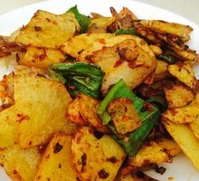 Spicy Pork with Potatoes over Rice