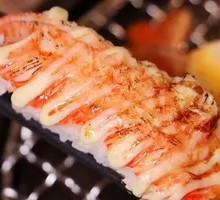 火炙蟹肉手握