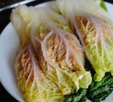 Bok Choy and Pig Brain Stir-fry